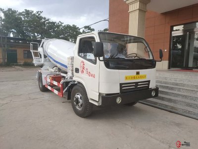 国三资质：JC3.0煤矿井下巷道用的防爆混凝土搅拌罐车